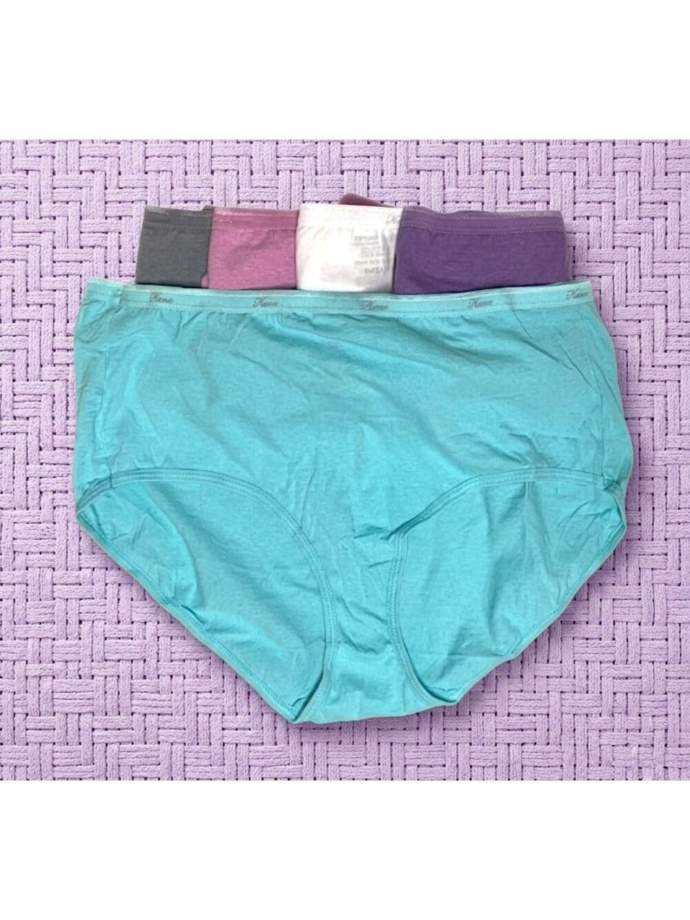 Hanes Women's Tagless Set of 5 Cotton Briefs 10/3XL
